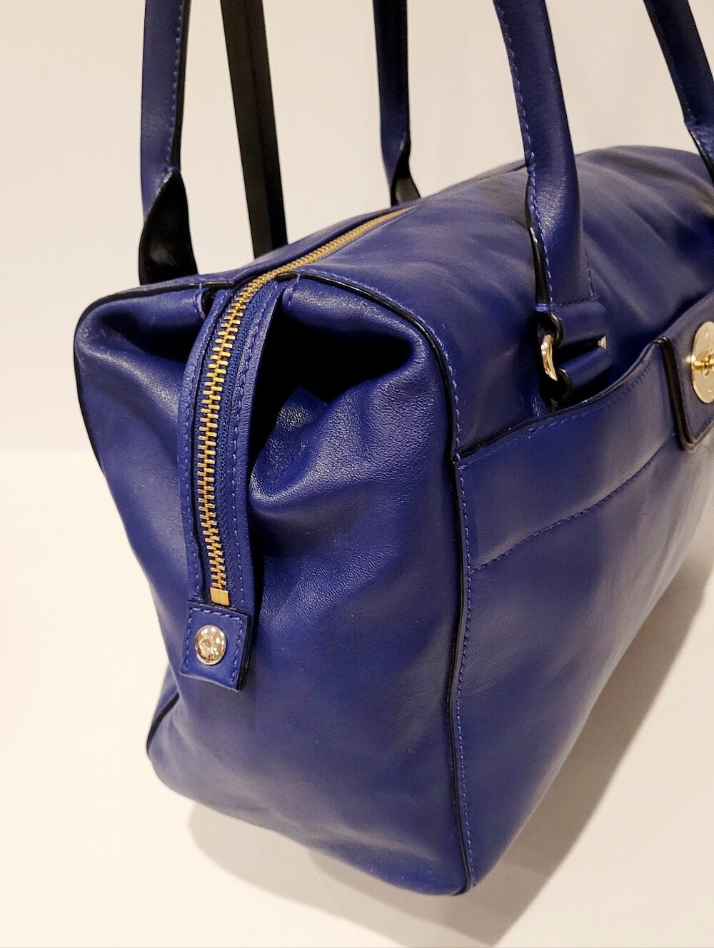 Kate Spade Hampton Road Colette Cobalt Blue Smooth Learher - Picture 2 of 9